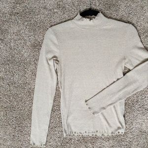 Topshop ruffled tutrleneck